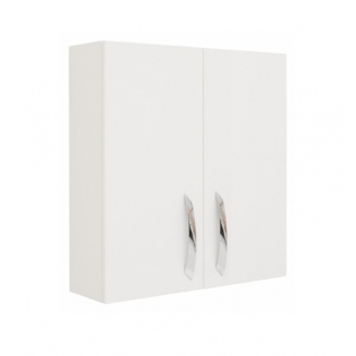 Шкаф навесной DE AQUA Трио Люкс 70 белый