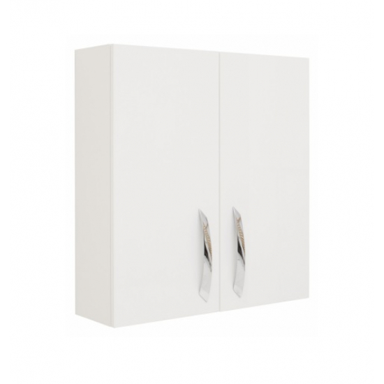 Шкаф навесной DE AQUA Трио Люкс 70 белый