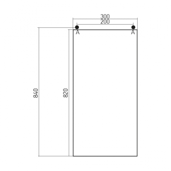 Шкаф навесной MIXLINE Лерон-30 белый