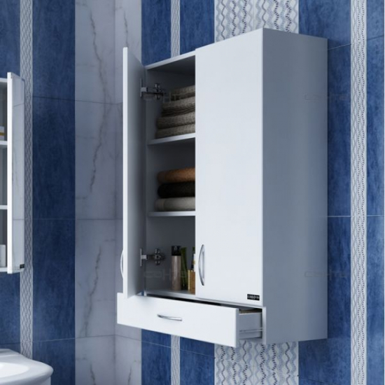 Шкаф навесной САНТА Стандарт ПШ 48/90 2 двери, 1 ящик