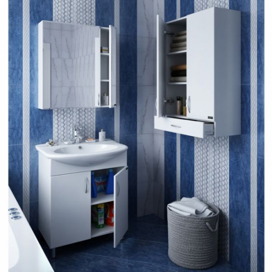 Шкаф навесной САНТА Стандарт ПШ 48/90 2 двери, 1 ящик