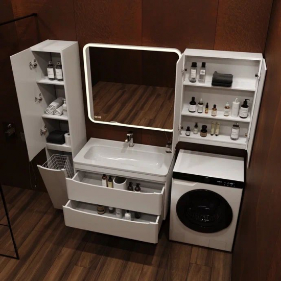 Шкаф навесной STYLE LINE Бергамо мини 600 Люкс Plus, антискрейтч белый