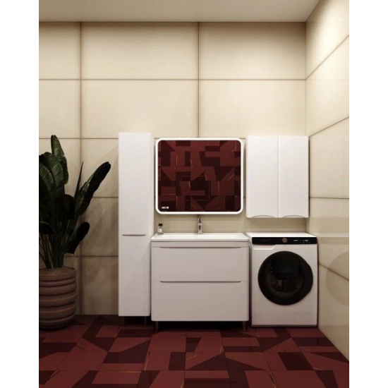 Шкаф навесной STYLE LINE Бергамо мини 600 Люкс Plus, антискрейтч белый