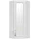 Шкаф навесной STYLE LINE Эко Стандарт 30 с зеркальными вставками, угловой, белый