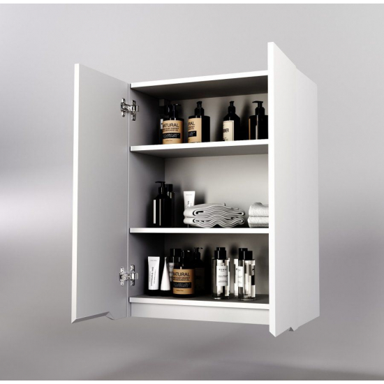 Шкаф навесной STYLE LINE Марелла мини 600 Люкс Plus, антискрейтч белый матовый