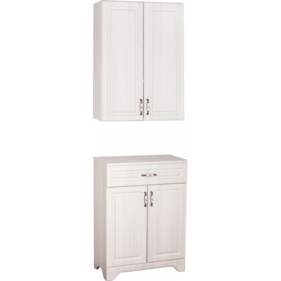 Шкаф навесной STYLE LINE Олеандр-2 60 Люкс, рельеф пастель