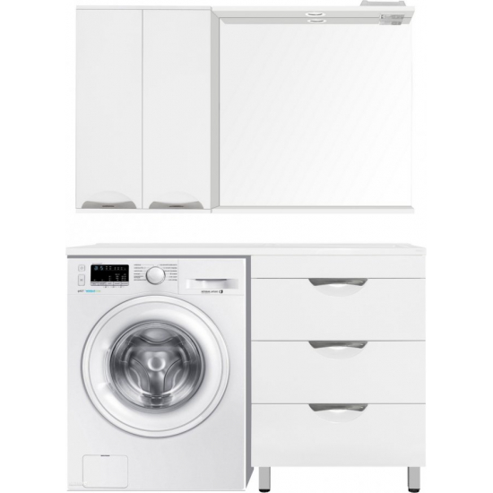 Шкаф навесной STYLE LINE Жасмин 50 Люкс белый