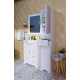 Шкаф-пенал 1МАРКА Прованс 35Н белый глянец