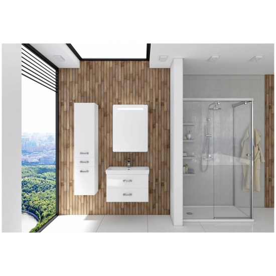 Шкаф-пенал АКВАТОН Америна белый, универсальный