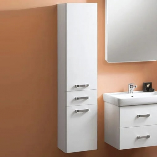 Шкаф-пенал АКВАТОН Америна белый, универсальный