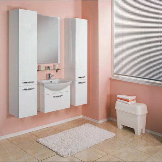 Шкаф-пенал АКВАТОН Ария белый, универсальный