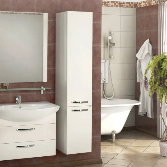 Шкаф-пенал АКВАТОН Ария М белый