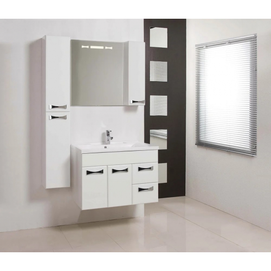 Шкаф-пенал АКВАТОН Диор белый