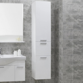 Шкаф-пенал АКВАТОН Инди с бельевой корзиной