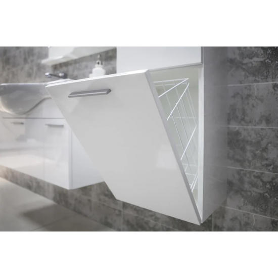 Шкаф-пенал АКВАТОН Инди с бельевой корзиной