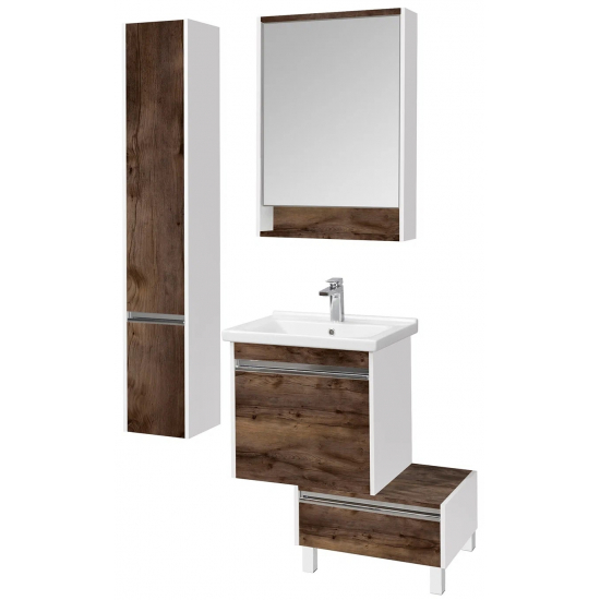 Шкаф-пенал АКВАТОН Капри 30 R, таксония темная