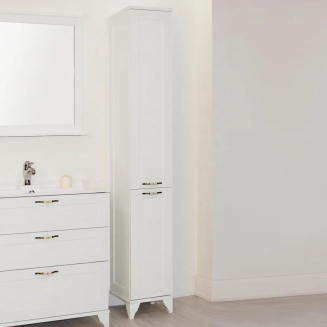 Шкаф-пенал АКВАТОН Леон Н универсальный, дуб белый