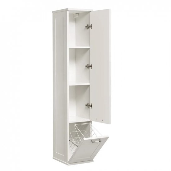 Шкаф-пенал АКВАТОН Леон универсальный, дуб белый