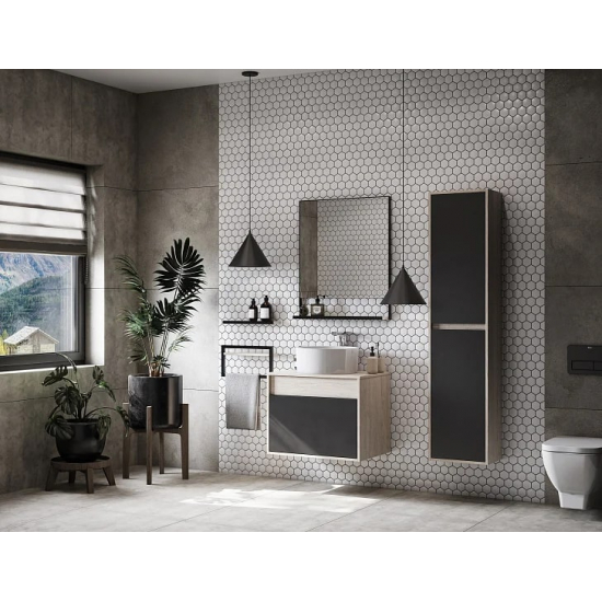 Шкаф-пенал АКВАТОН Лофт Урбан 37