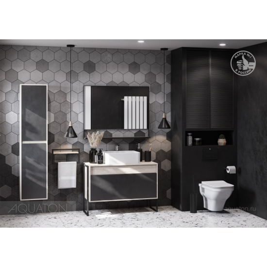 Шкаф-пенал АКВАТОН Лофт Урбан 37