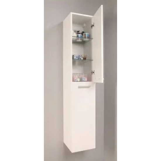 Шкаф-пенал АКВАТОН Мадрид белый
