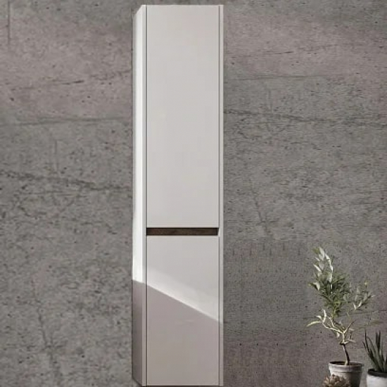 Шкаф-пенал АКВАТОН Нортон R, белый глянец