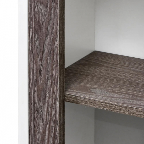 Шкаф-пенал АКВАТОН Рене белый, грецкий орех