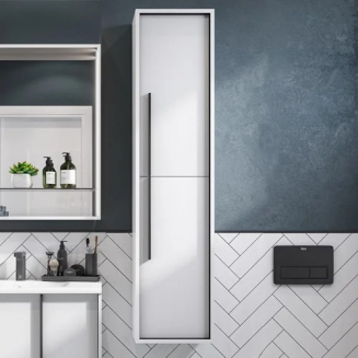 Шкаф-пенал АКВАТОН Ривьера белый