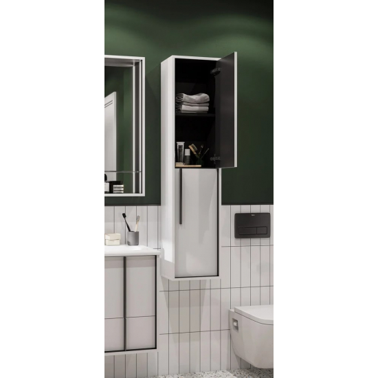 Шкаф-пенал АКВАТОН Ривьера белый