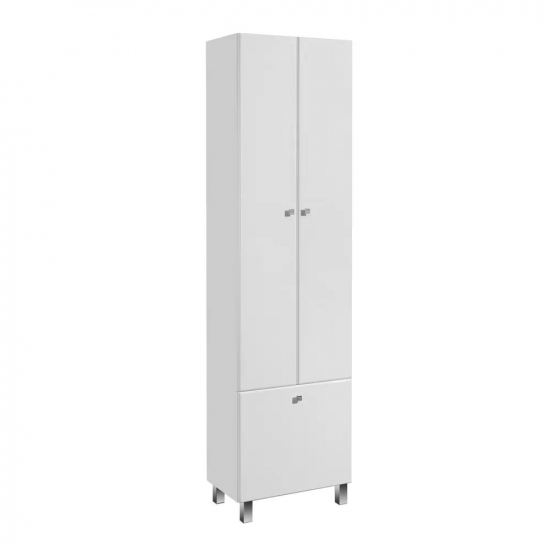 Шкаф-пенал АКВАТОН Симпл с бельевой корзиной