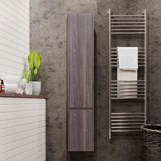 Шкаф-пенал АКВАТОН Стоун грецкий орех