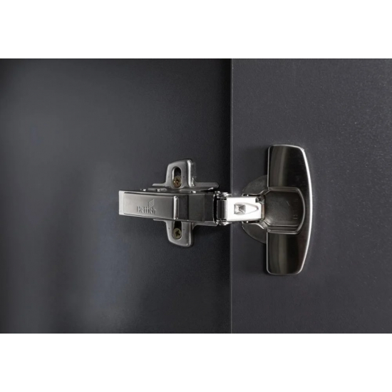 Шкаф-пенал AQUANET Алвита 35 R серый антрацит