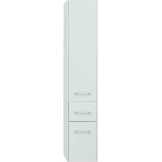 Шкаф-пенал AQUANET Августа 35 L белый, ручки хром