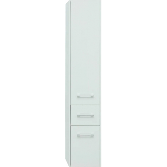 Шкаф-пенал AQUANET Августа 35 L белый, ручки хром