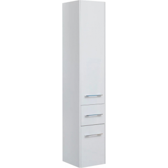 Шкаф-пенал AQUANET Августа 35 R белый, ручки хром/белый