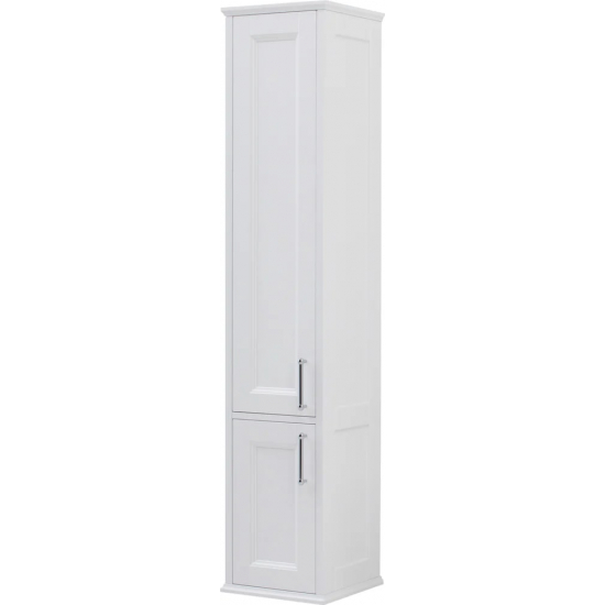 Шкаф-пенал AQUANET Бостон М 36 L белый, ручки хром