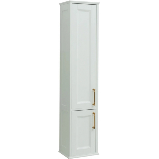 Шкаф-пенал AQUANET Бостон М 36 L белый, ручки золото