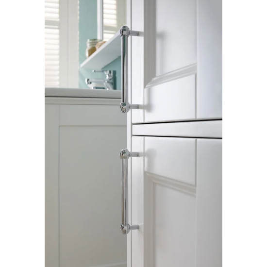 Шкаф-пенал AQUANET Бостон М 36 R белый, ручки хром