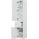 Шкаф-пенал AQUANET Бруклин 35 L белый глянец