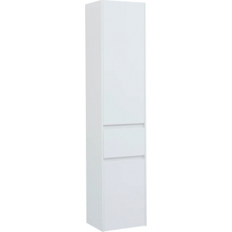 Шкаф-пенал AQUANET Бруклин 35 L белый глянец