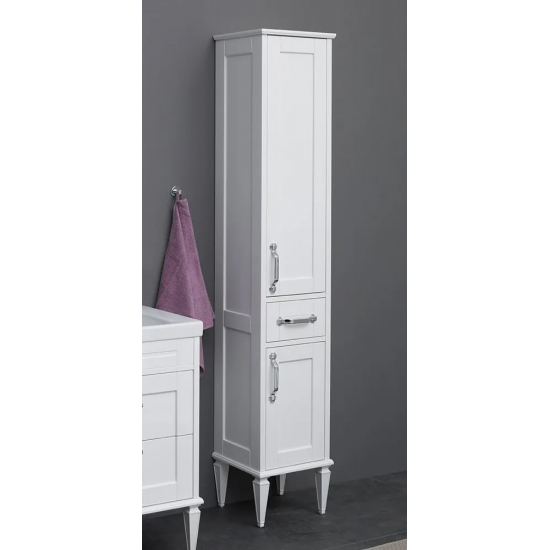 Шкаф-пенал AQUANET Денвер 36 R белый глянец