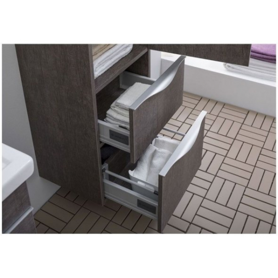 Шкаф-пенал AQUANET Эвора 40 дуб антик