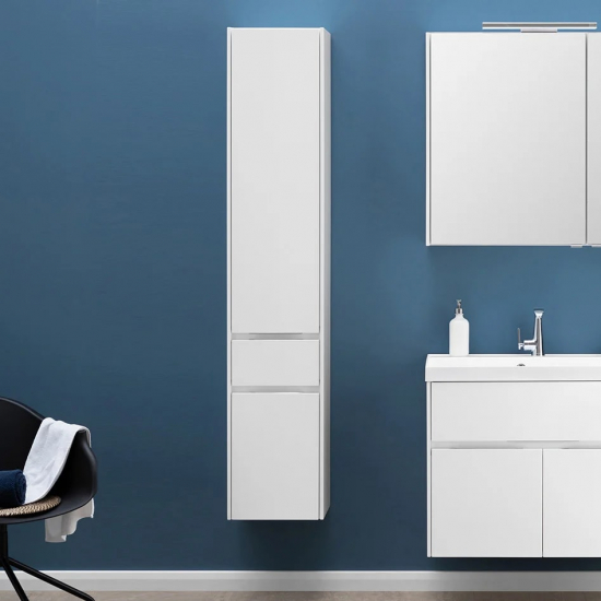 Шкаф-пенал AQUANET Латина 35 L белый