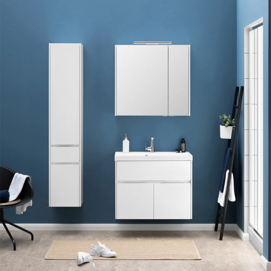 Шкаф-пенал AQUANET Латина 35 L белый