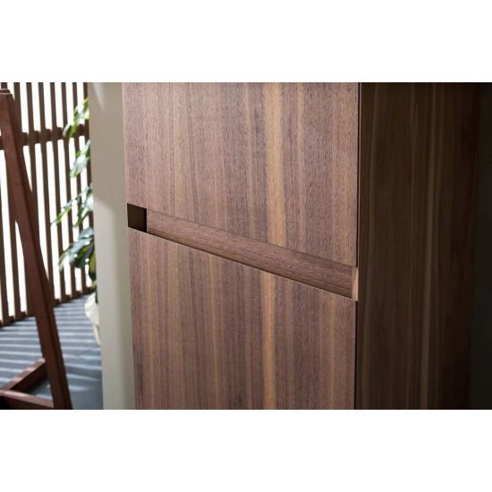 Шкаф-пенал AQUANET Нью-Йорк 35 L орех