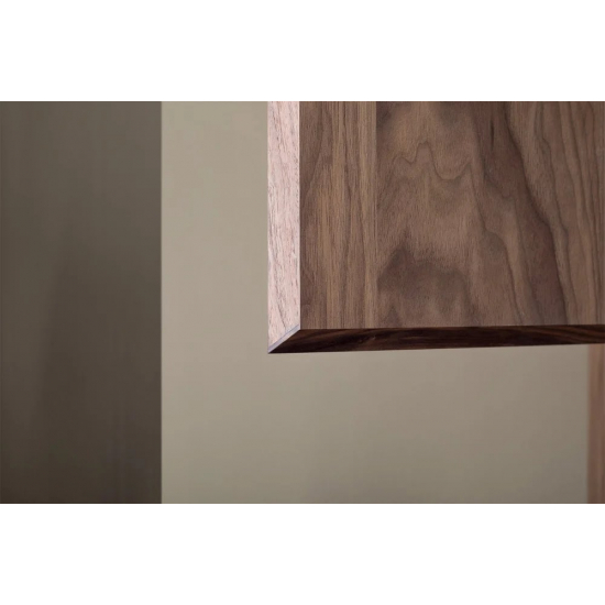 Шкаф-пенал AQUANET Нью-Йорк 35 L орех