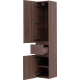 Шкаф-пенал AQUANET Нью-Йорк 35 L орех