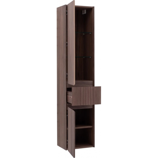 Шкаф-пенал AQUANET Нью-Йорк 35 L орех