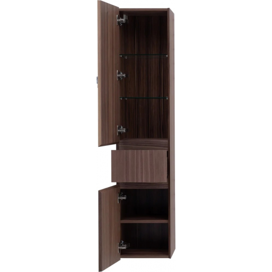 Шкаф-пенал AQUANET Нью-Йорк 35 L орех