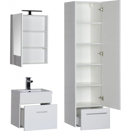 Шкаф-пенал AQUANET Нота 40 белый